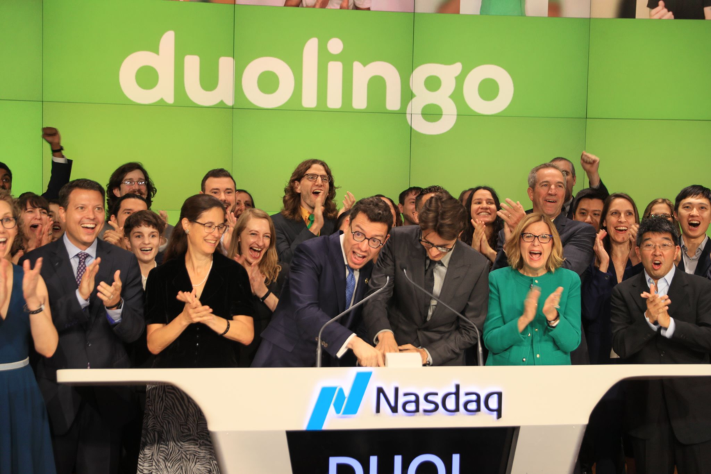 2021: Duolingo's growth led to a successful IPO in 2021